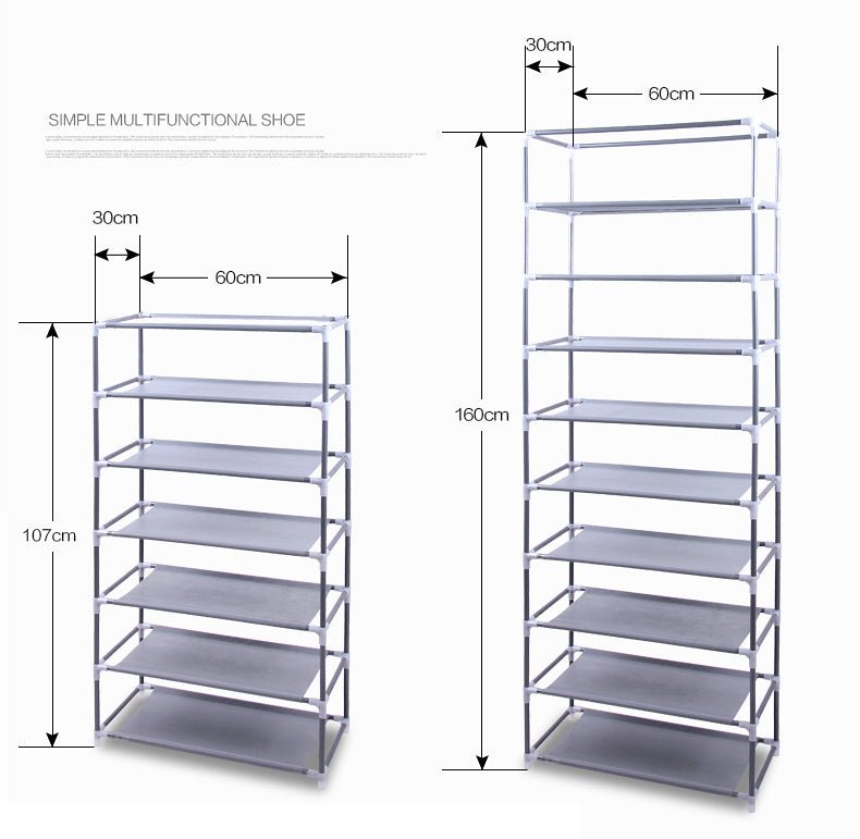 10 Layer 9 Grid Shoe Storage Closet - Walter - Mall