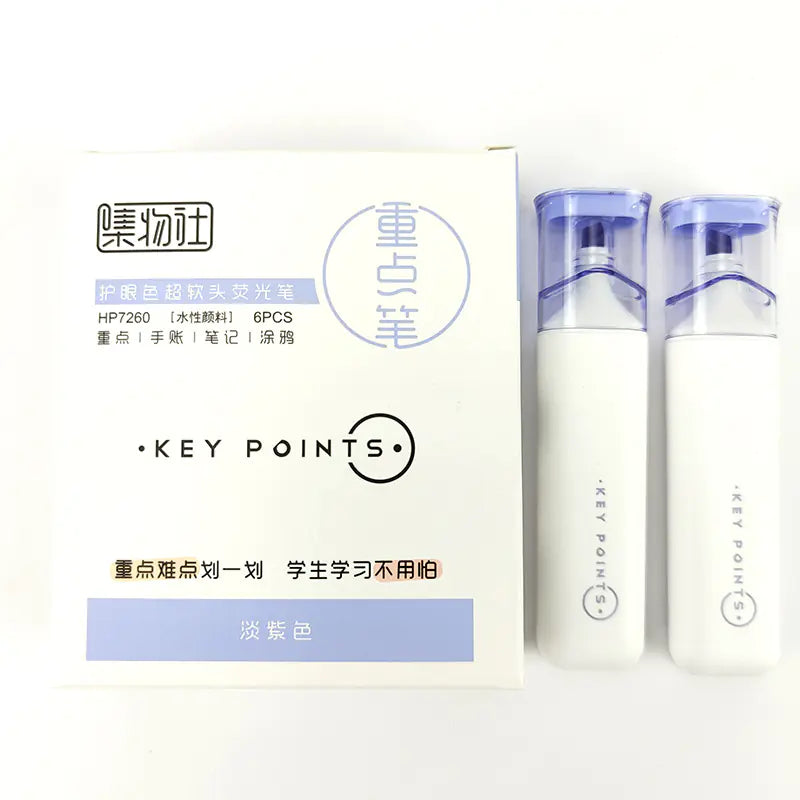 Large Capacity Soft Tip Highlighter Pen, 7260