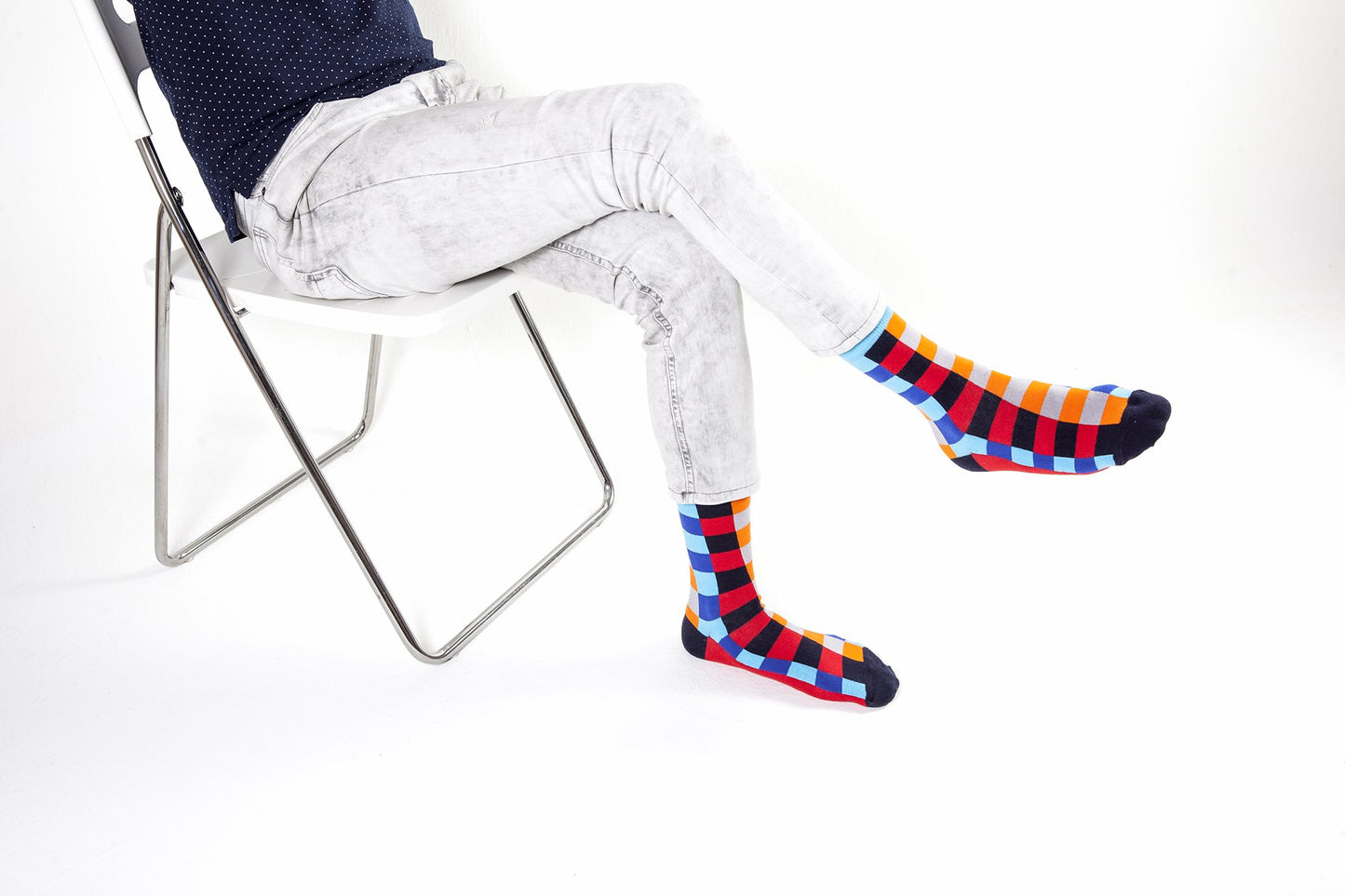 Men's Traditional Blocks Socks for Men