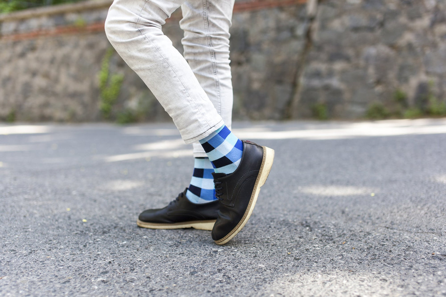 Men's Traditional Blocks Socks for Men
