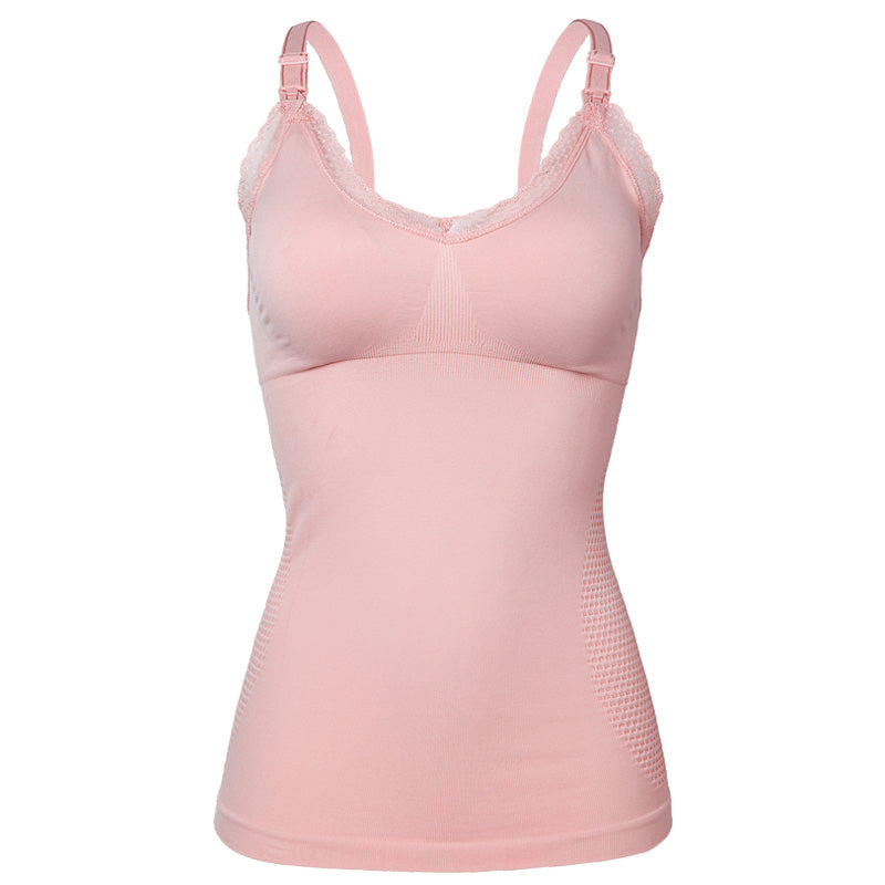 Front Open Breastfeeding Vest Bra