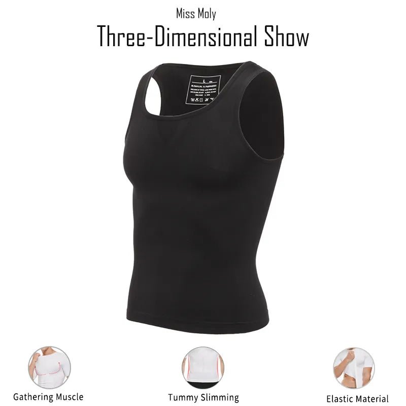 Belly Control Shapewear Underwear Vest - Walter - Mall