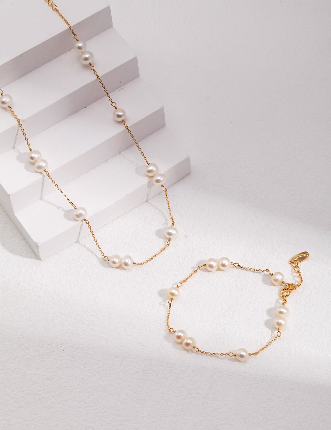 Dainty Freshwater Pearl Choker Necklace - Walter - Mall