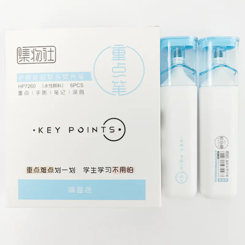 Large Capacity Soft Tip Highlighter Pen, 7260