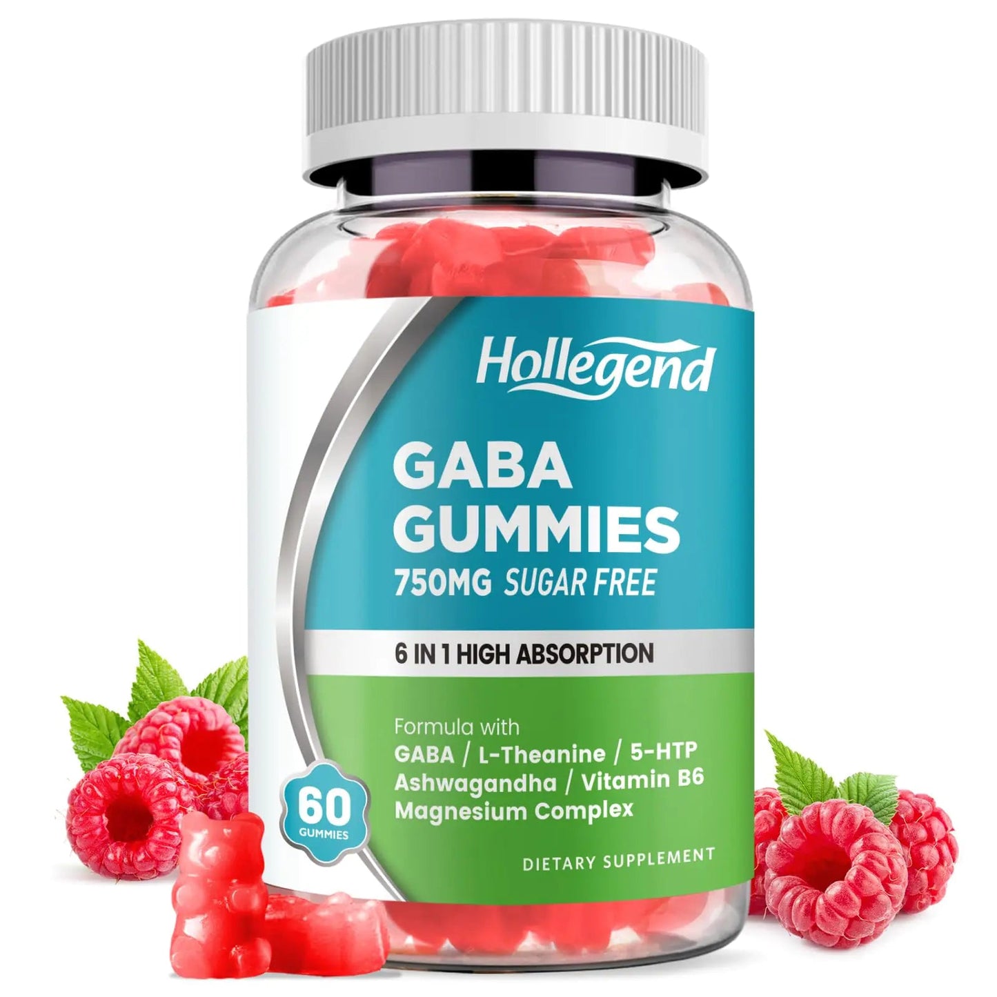 GABA Sleep Gummies – Melatonin - Free Natural Sleep Aid with 5 - HTP & Magnesium - Walter - Mall