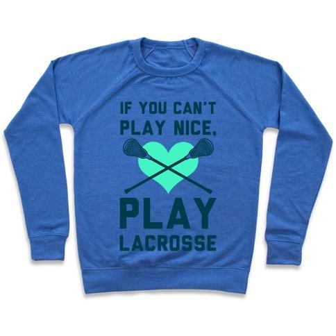 Nice Play Lacrosse Crewneck Sweatshirt