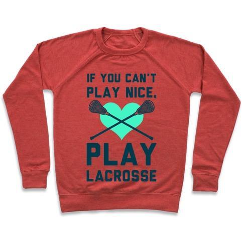 Nice Play Lacrosse Crewneck Sweatshirt