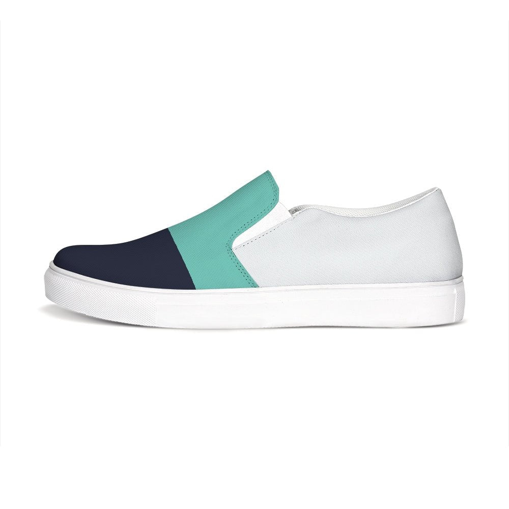 Men's Color Block Canvas Slip - On Casual Shoe - Walter - Mall