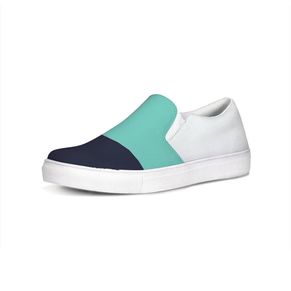 Men's Color Block Canvas Slip - On Casual Shoe - Walter - Mall