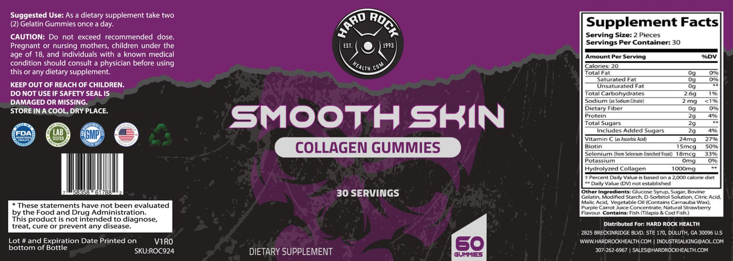 Smooth Skin Collagen Gummies - Walter - Mall