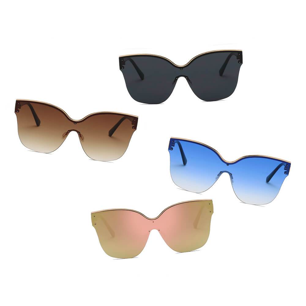 Women Cat Eye Oversize Sunglasses - Walter - Mall