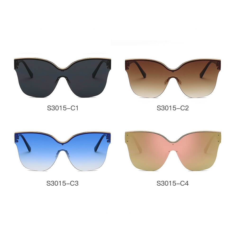 Women Cat Eye Oversize Sunglasses - Walter - Mall