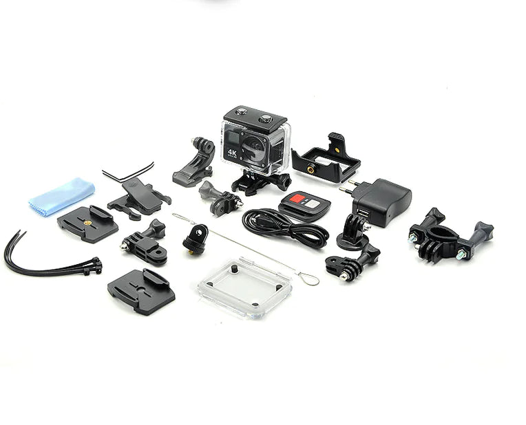4K Dual-Screen Action Camera with WiFi Functionality