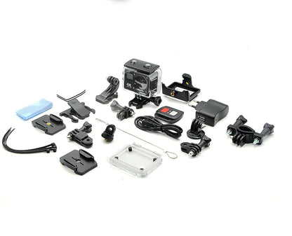 4K Dual-Screen Action Camera with WiFi Functionality