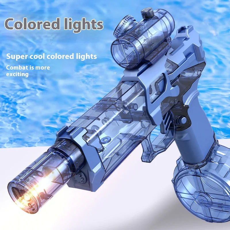 Fire Rat Electric Water Pistol Cool Light Full Automatic Water Spray Gun