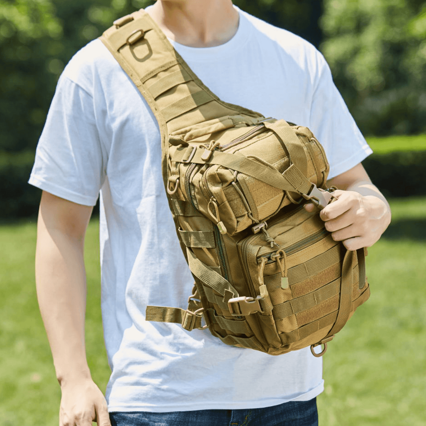 Tactical  Medium Sling Range Bag, Bagpack,