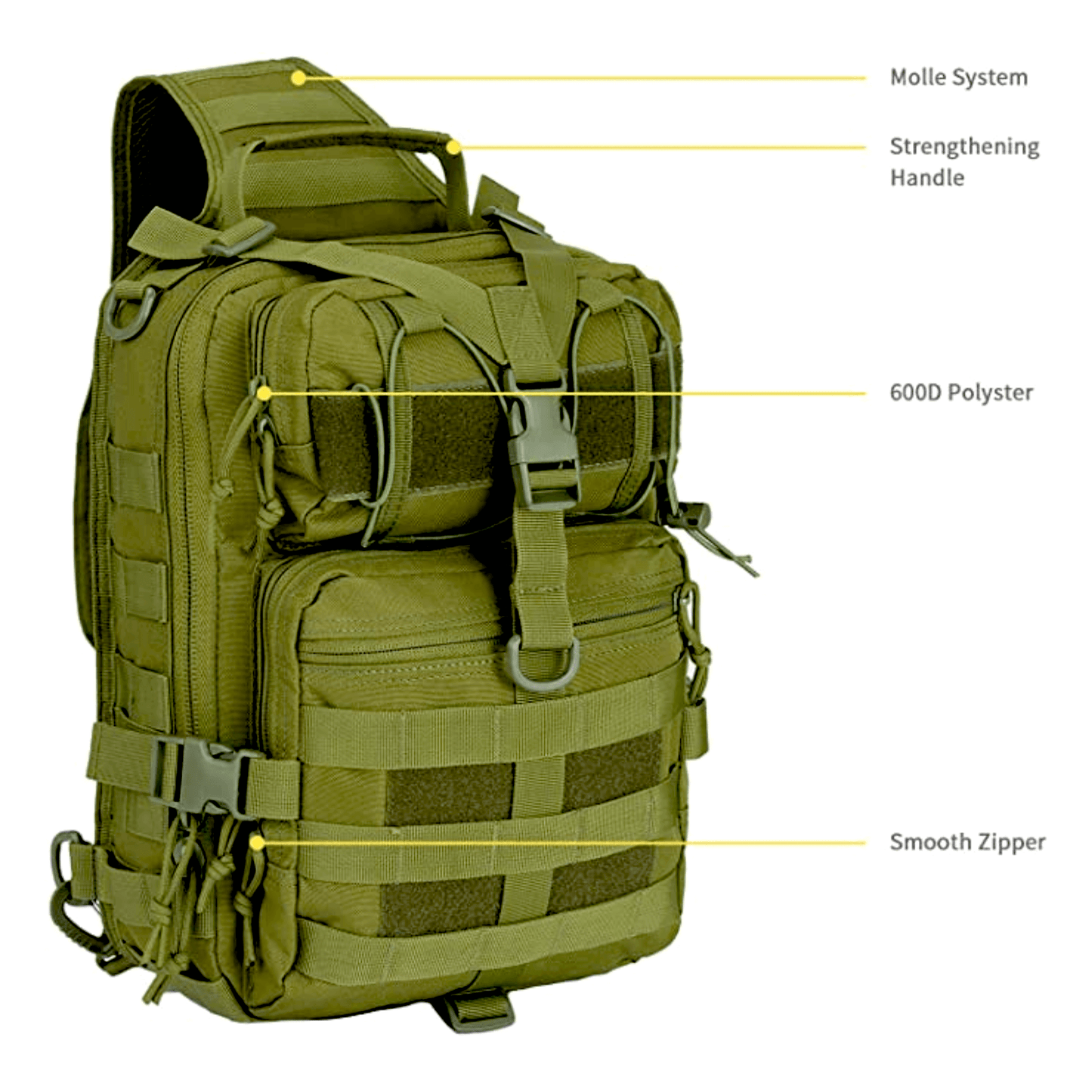 Tactical  Medium Sling Range Bag, Bagpack,