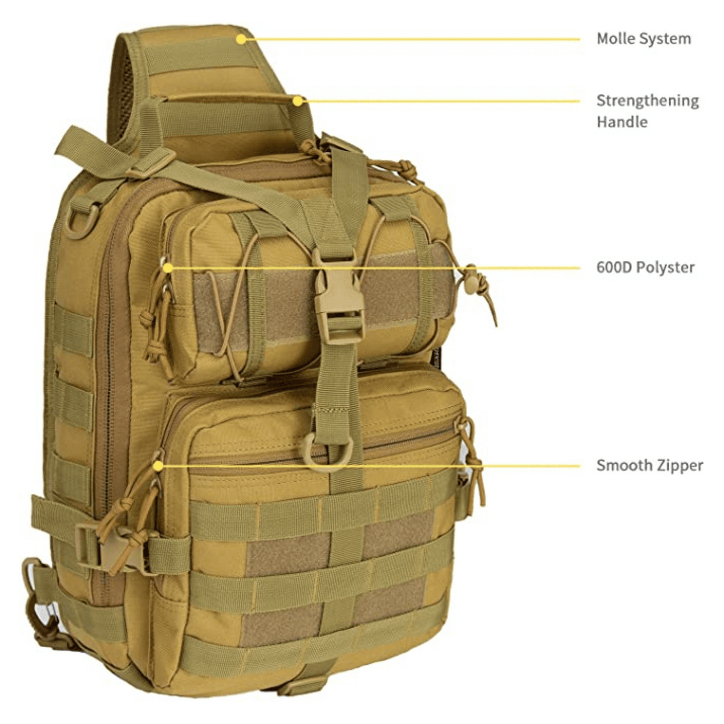 Tactical  Medium Sling Range Bag, Bagpack,