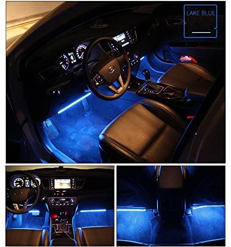 RGB Car LED Light Strips, Sound Activated with Remote Control, 48