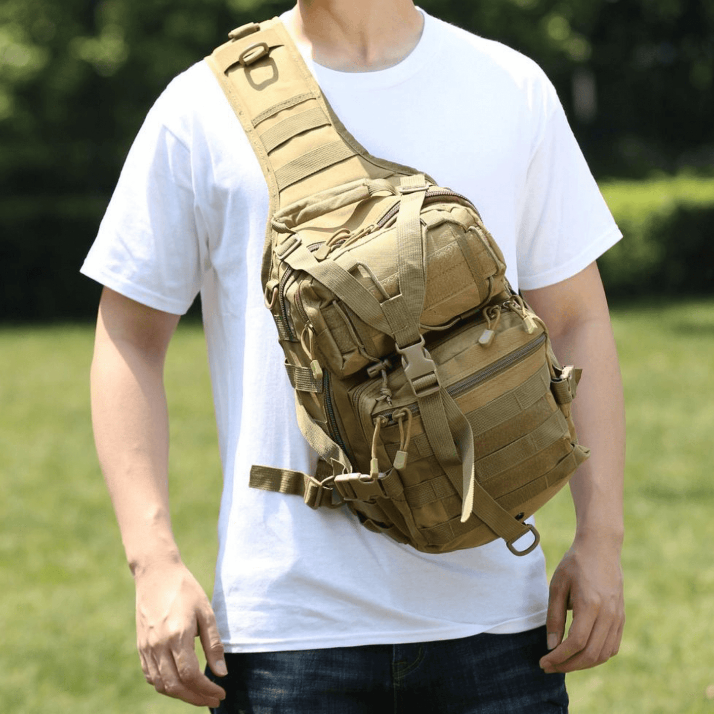 Tactical  Medium Sling Range Bag, Bagpack,