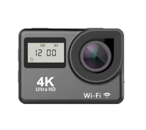 4K Dual-Screen Action Camera with WiFi Functionality