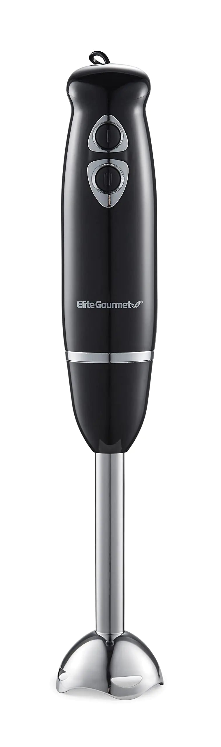 Elite Gourmet EHB1015 Eintauchen Handmixer 500 Watt 2 Geschwindigkeitsmischung mit Edelstahlblättern abnehmbar