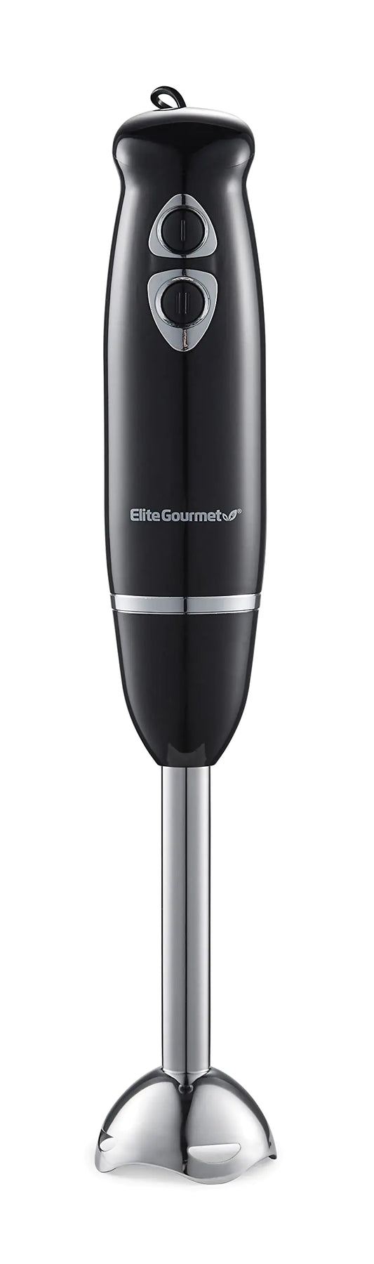 Elite Gourmet EHB1015 Eintauchen Handmixer 500 Watt 2 Geschwindigkeitsmischung mit Edelstahlblättern abnehmbar