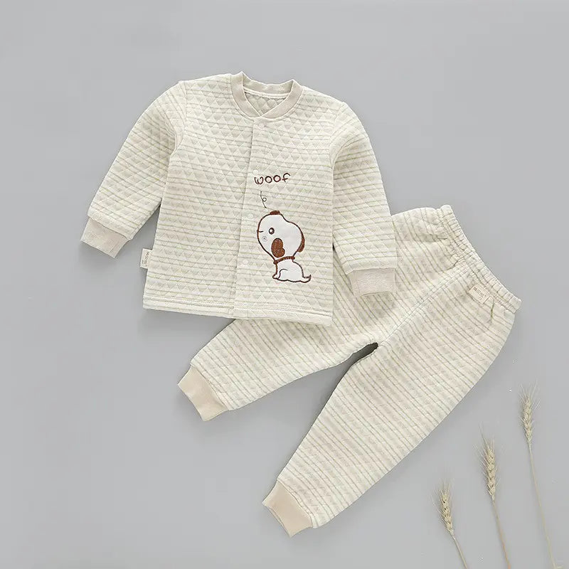 Cotton Warm Innerwear Set for Infants and Toddlers
