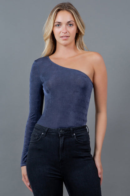 Julie One Shoulder Bodysuit, women, sexy