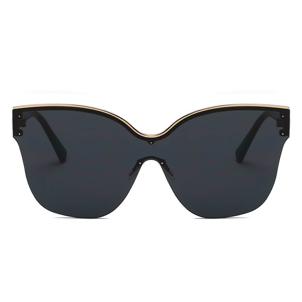 Women Cat Eye Oversize Sunglasses