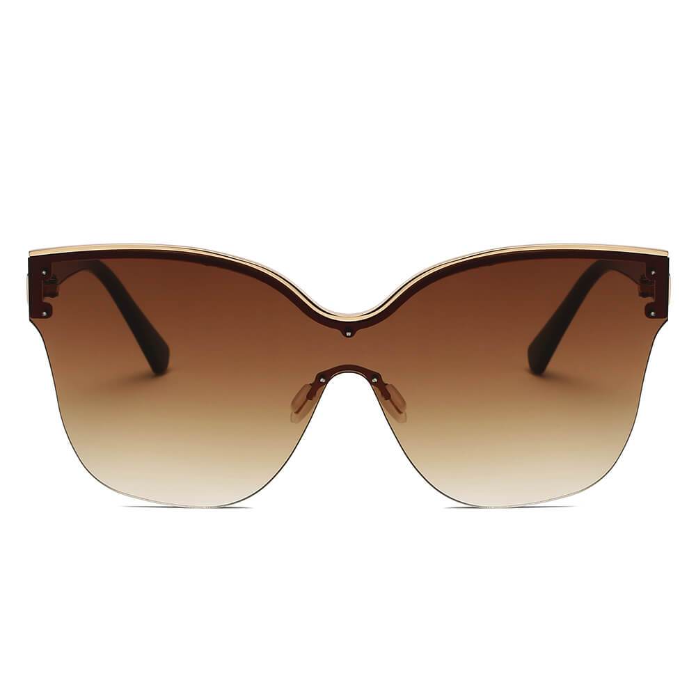 Women Cat Eye Oversize Sunglasses