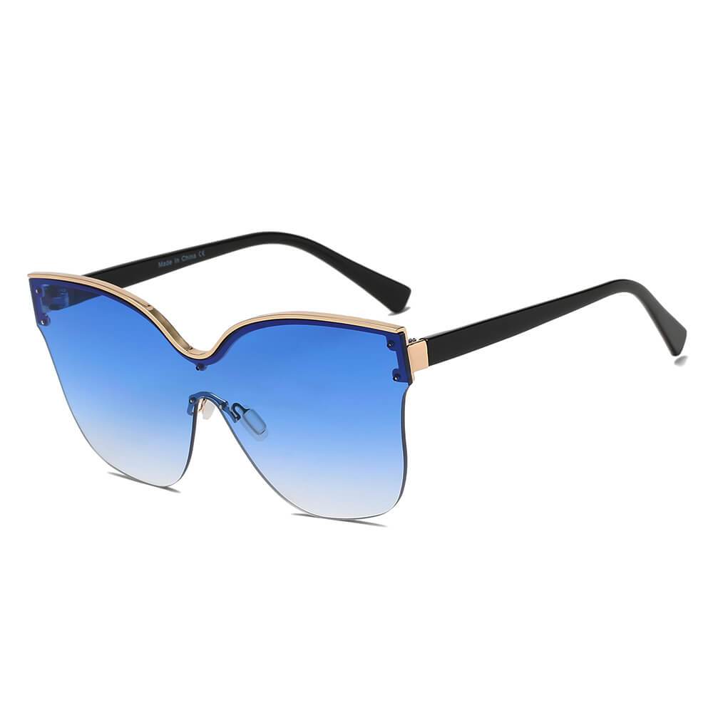 Women Cat Eye Oversize Sunglasses