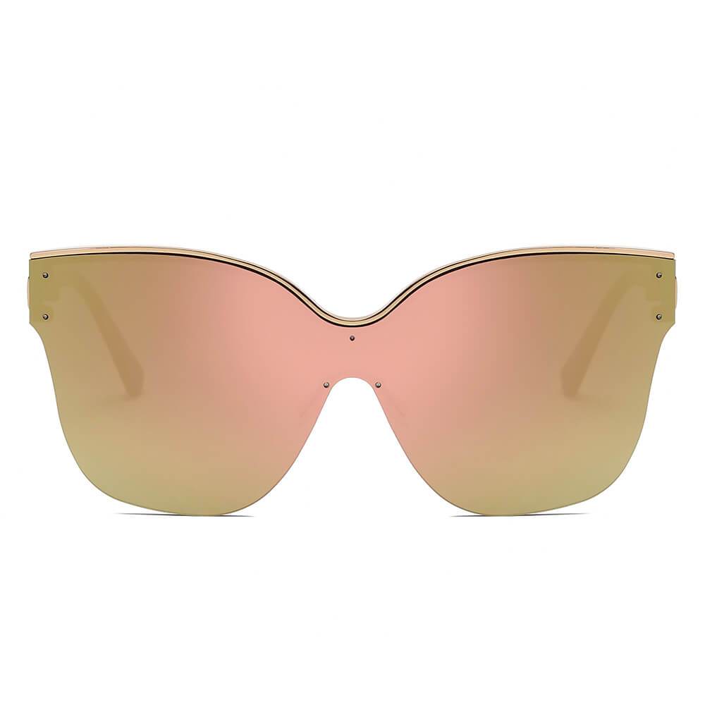 Women Cat Eye Oversize Sunglasses