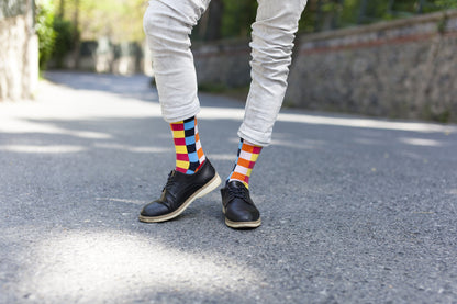 Men's Traditional Blocks Socks for Men