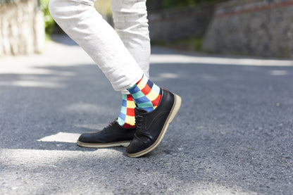 Men's Traditional Blocks Socks for Men