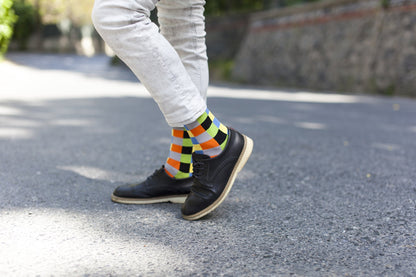 Men's Traditional Blocks Socks for Men