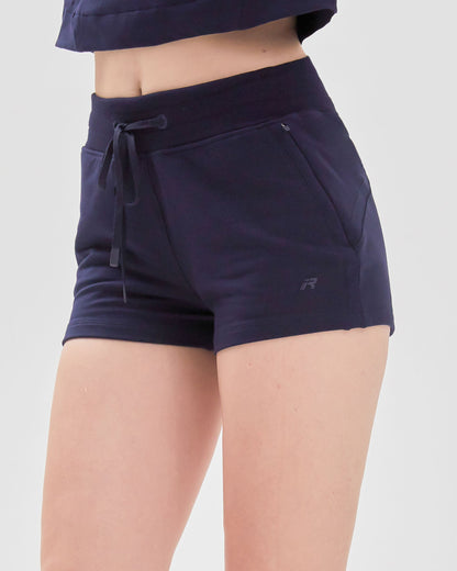 City Shorts aus French Terry mit Reißverschluss