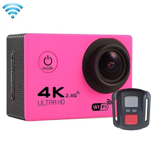 4K Waterproof Sports Camera with Remote WiFi Control