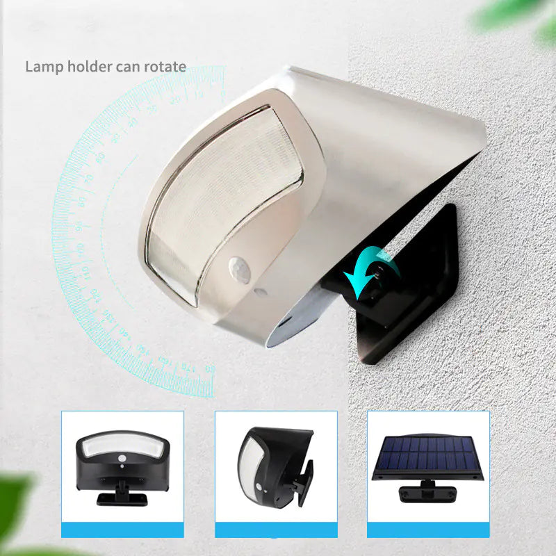 Solar Outdoor Motion Sensor Wall Light with 36 LEDs