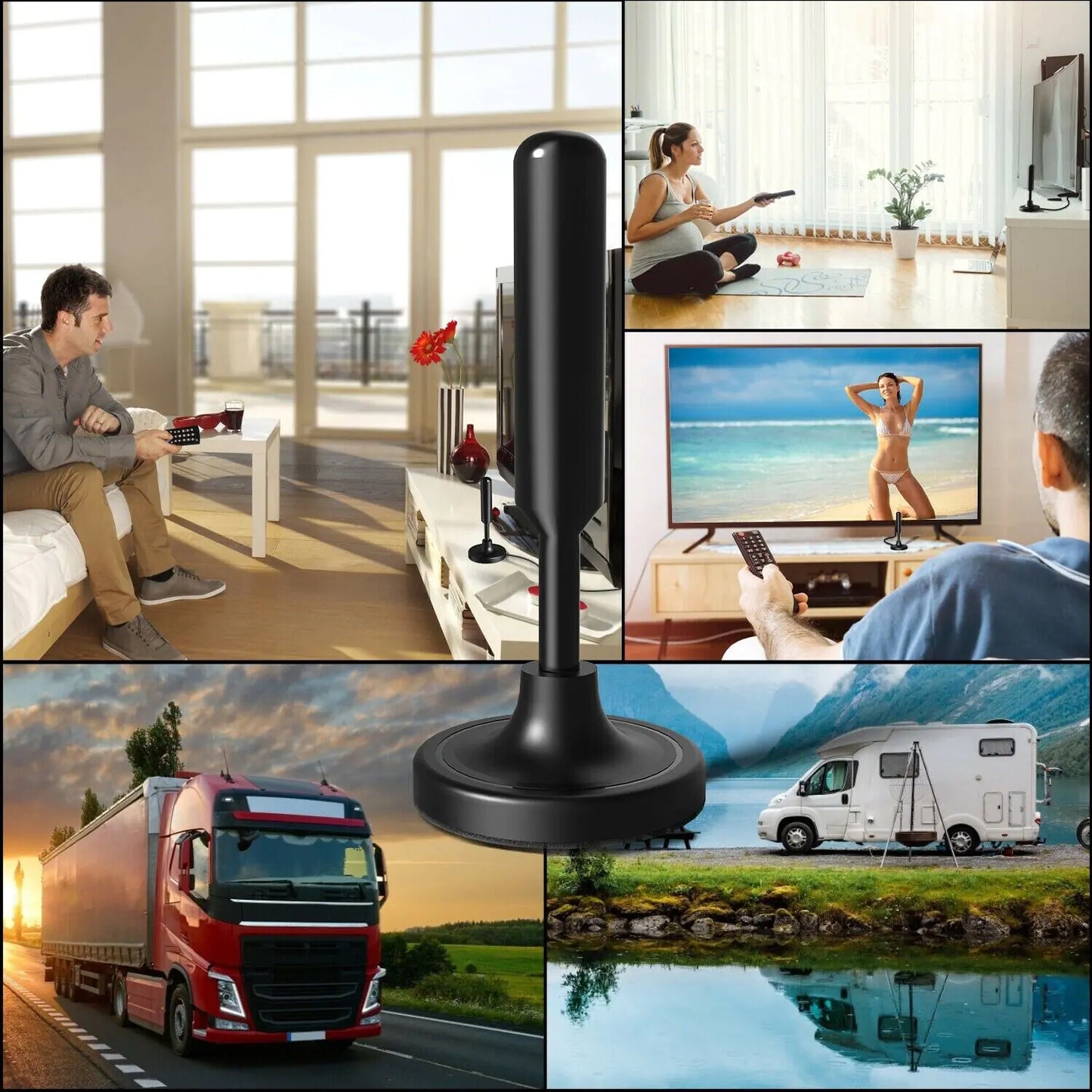 300 Mile Enhanced HD Indoor TV Antenna