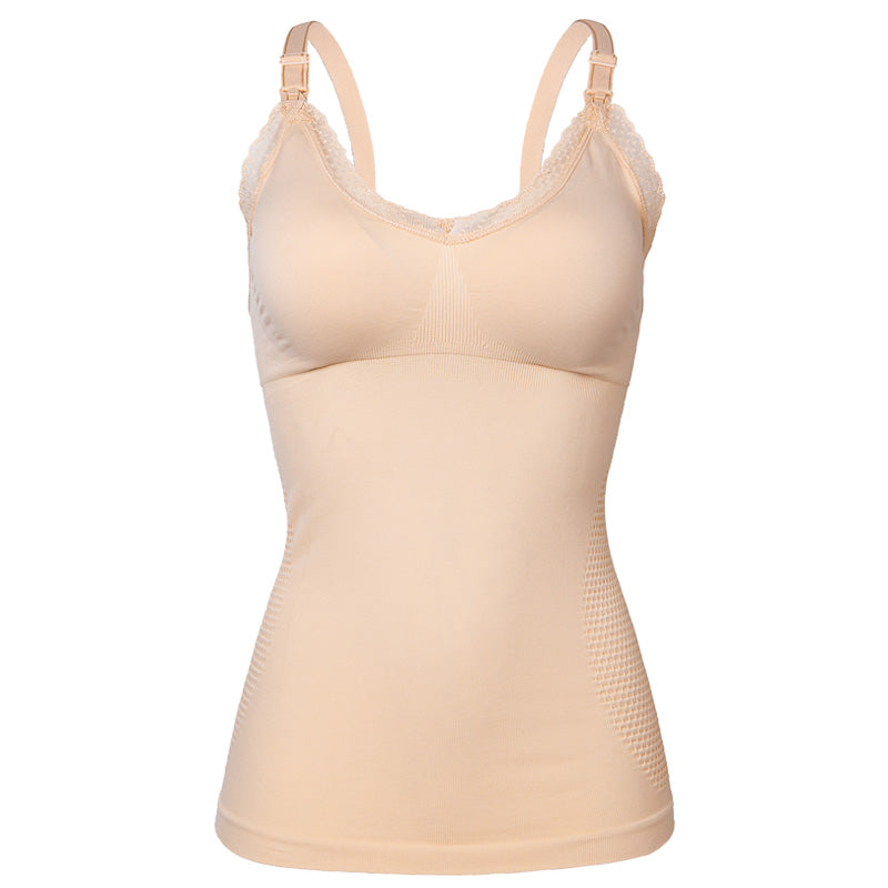 Front Open Breastfeeding Vest Bra