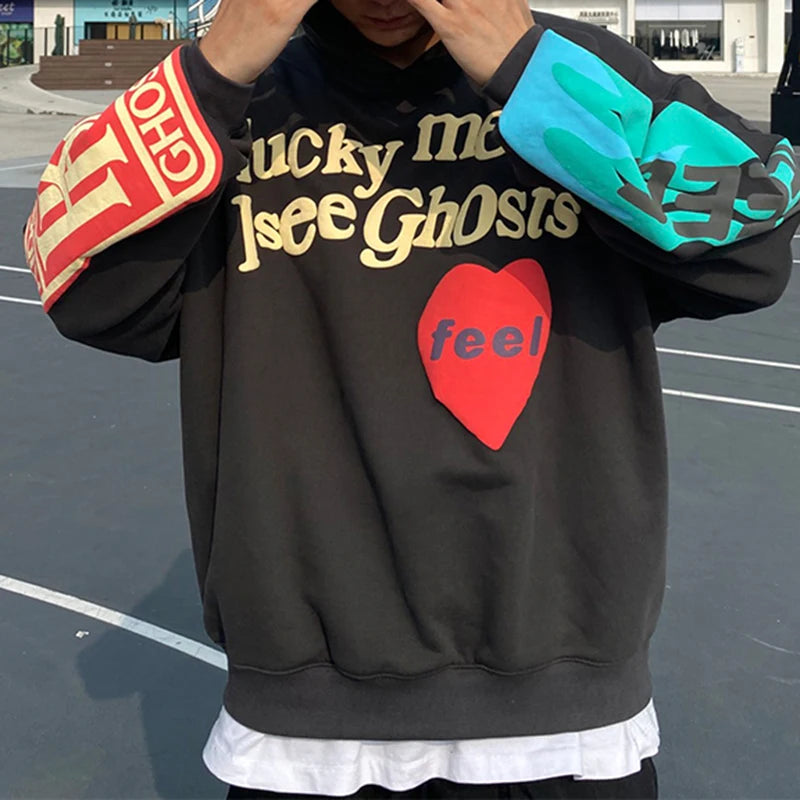 Pullover Baggy Kapuzenpullover