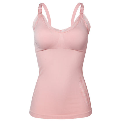 Front Open Breastfeeding Vest Bra