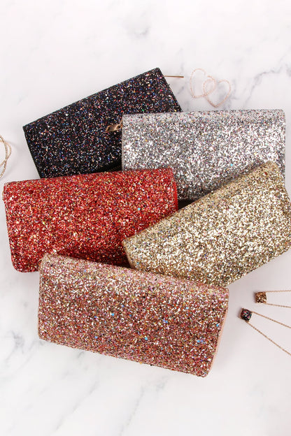 Glitter Zipper Wallet