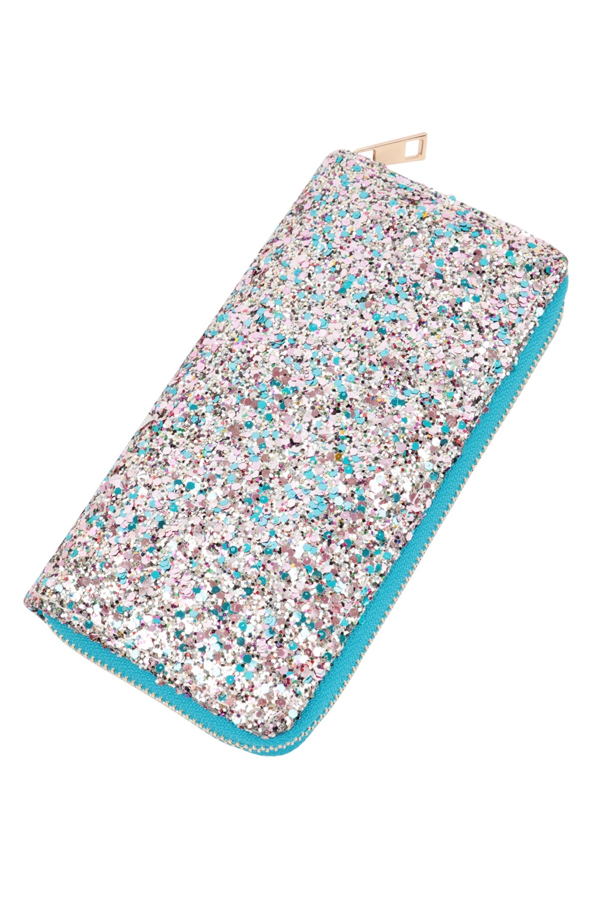 Glitter Zipper Wallet