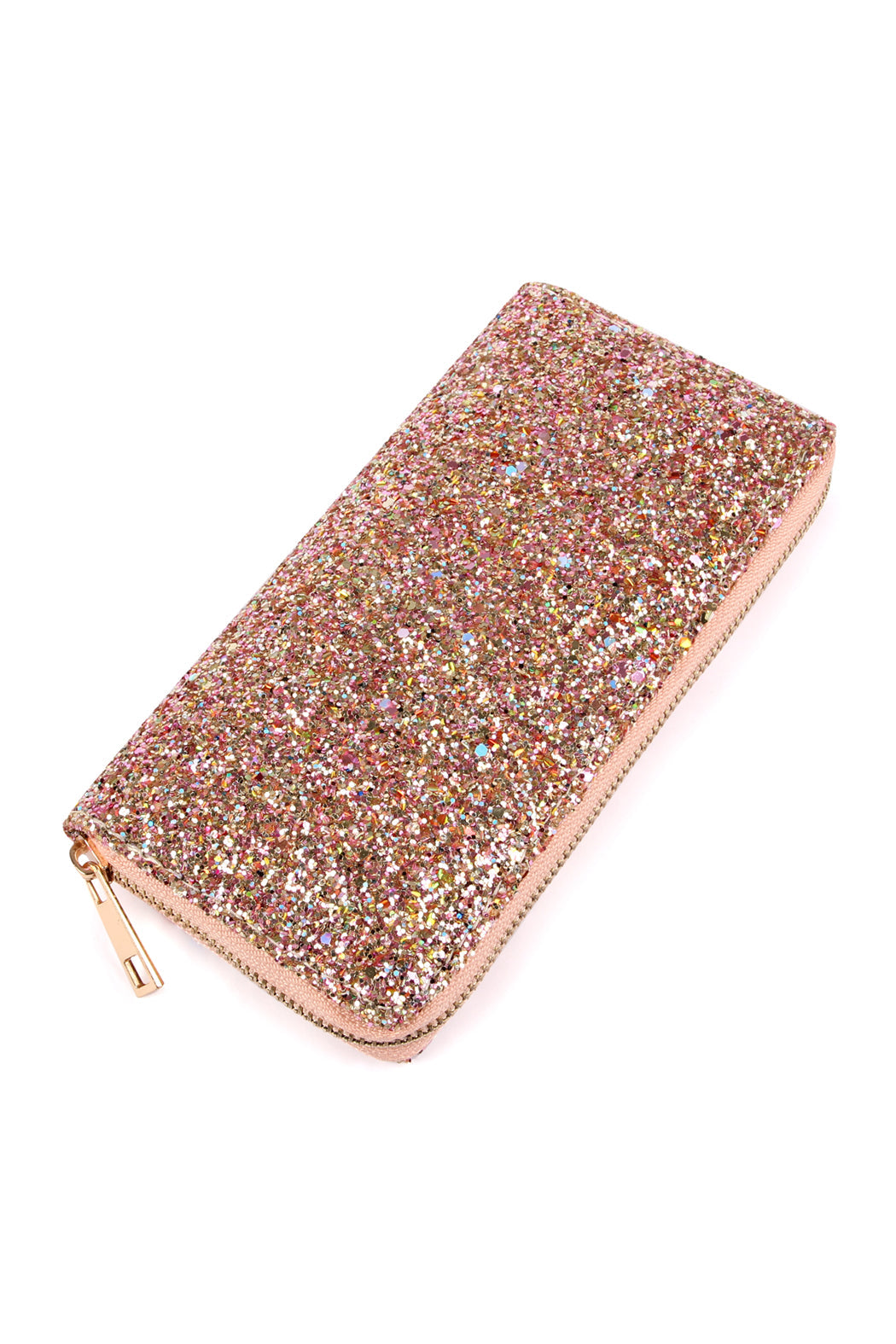 Glitter Zipper Wallet