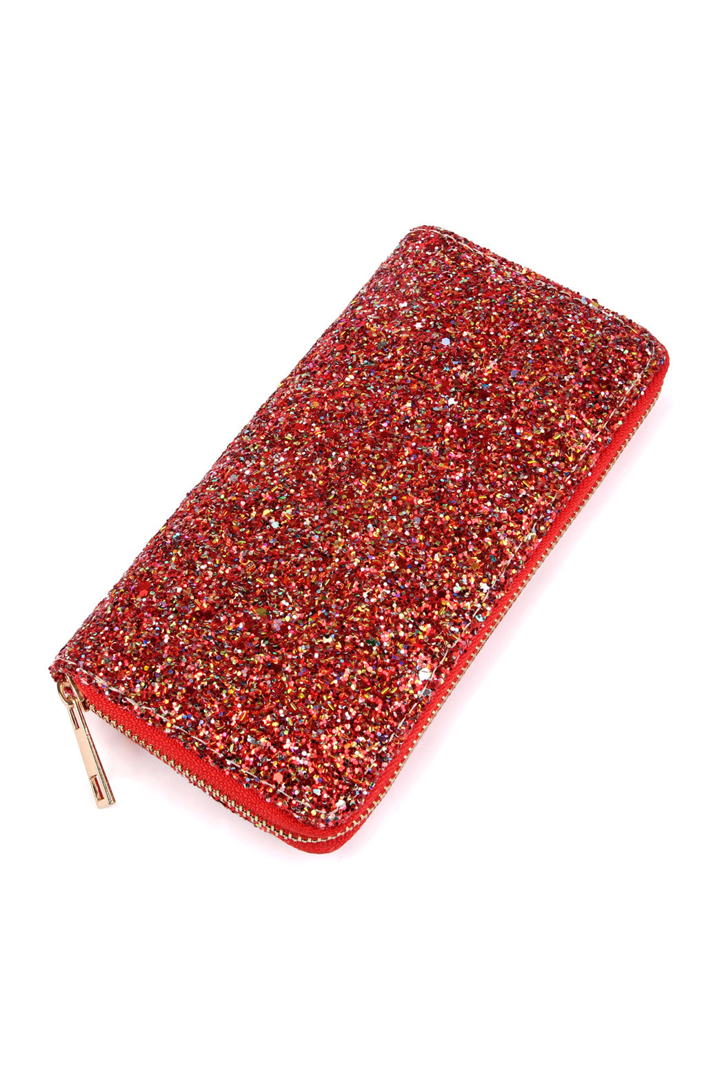 Glitter Zipper Wallet