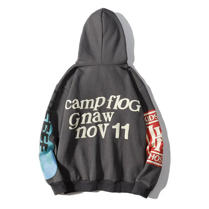 Pullover Baggy Kapuzenpullover