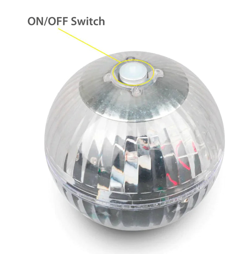Outdoor Solar LED Floating Light Garden Pond Pool Lampe rotierende RGB -Farbwechsel