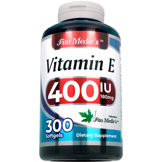 FITO MEDICS Lab - Vitamin e - 400 IU 300 Softgels of - Pure- Vitamin e Oil - for Antioxidant Support- Vitamin e Capsules - Ultra high Absorption- vitamina e.